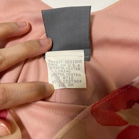 Y2K Cowl Neck Flutter‎ Sleeve Top Pink Floral Sz 8 Cottage Fairy Romantic Office - Picture 3 of 9